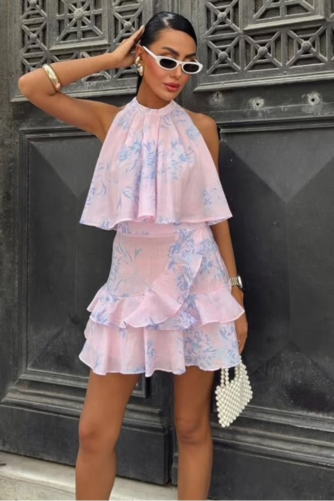 ISABELLA MINI KLEID ROSA