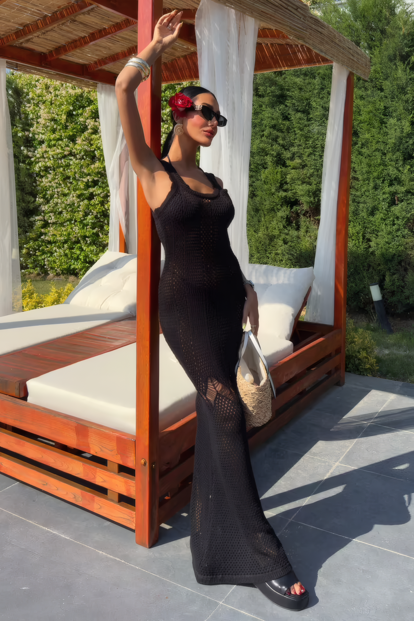 ISABELLA STRAND MAXI KLEID