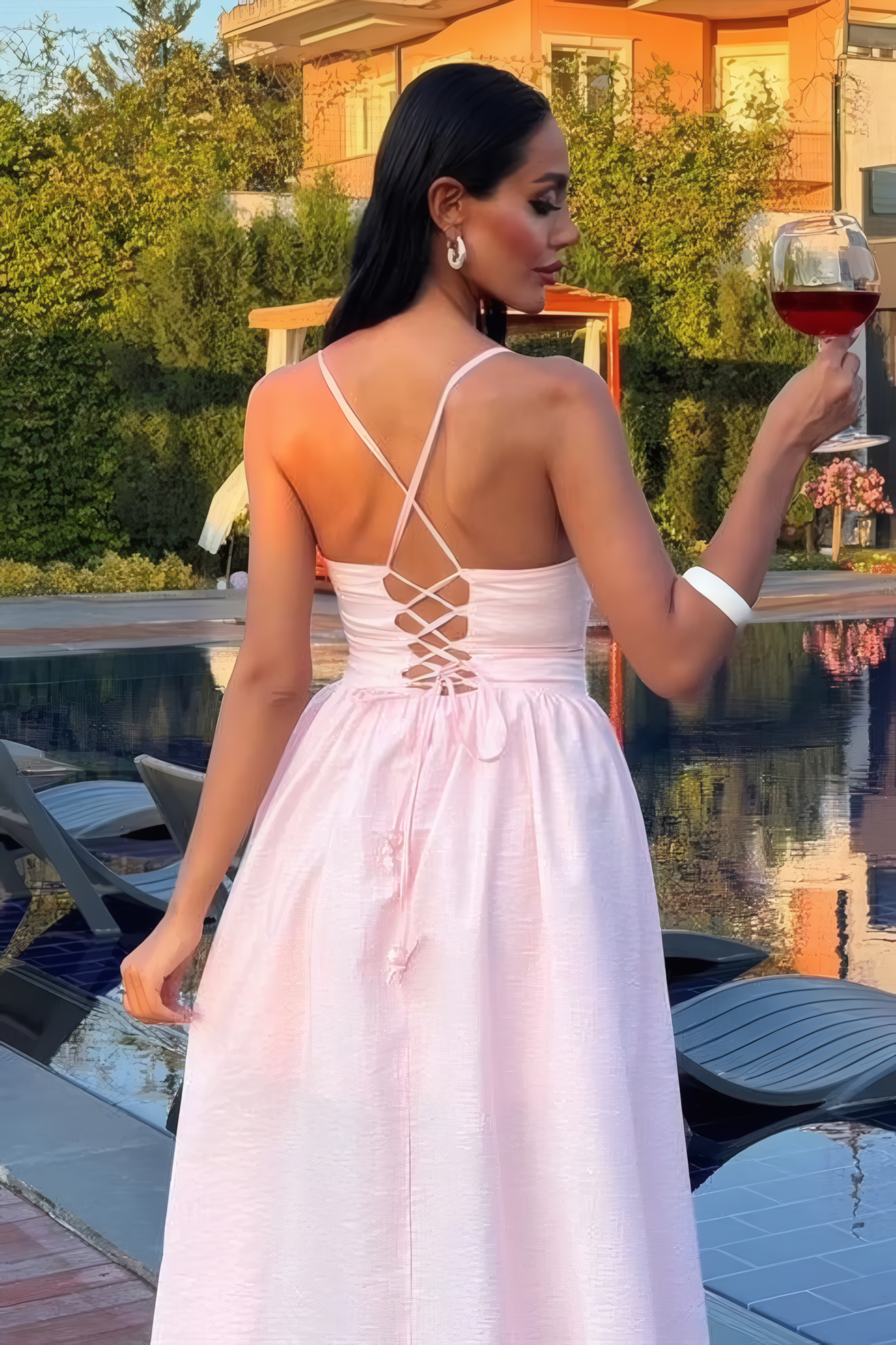 ISABELLA MIDI-KLEID