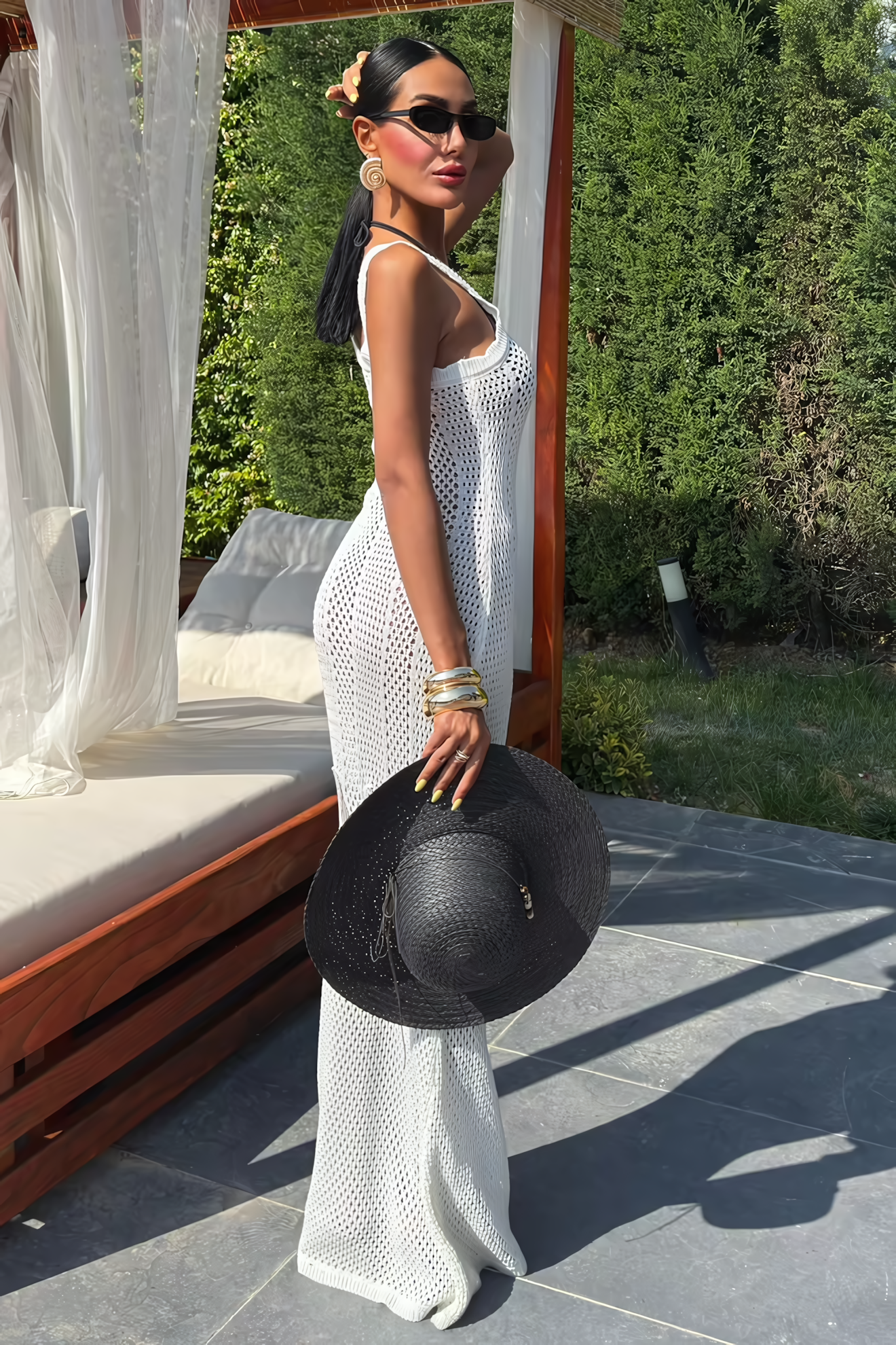 ISABELLA STRAND MAXI KLEID