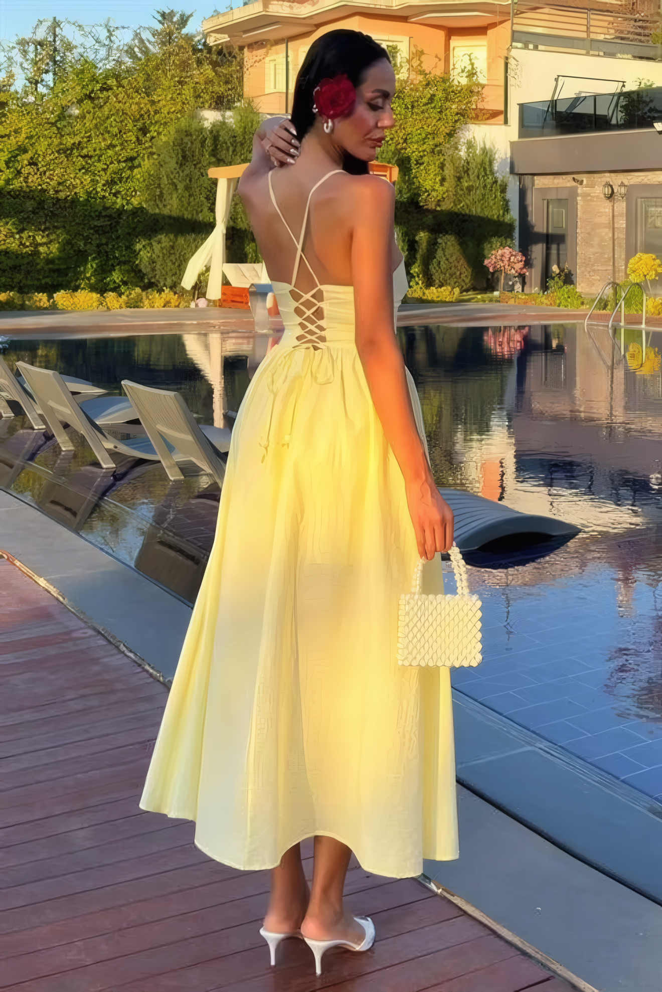 ISABELLA MIDI-KLEID