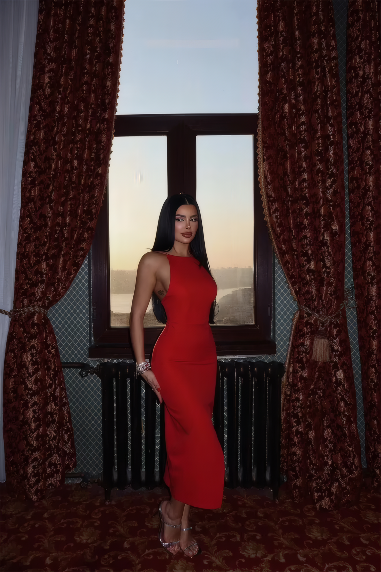 NATASHA MIDI - KLEID