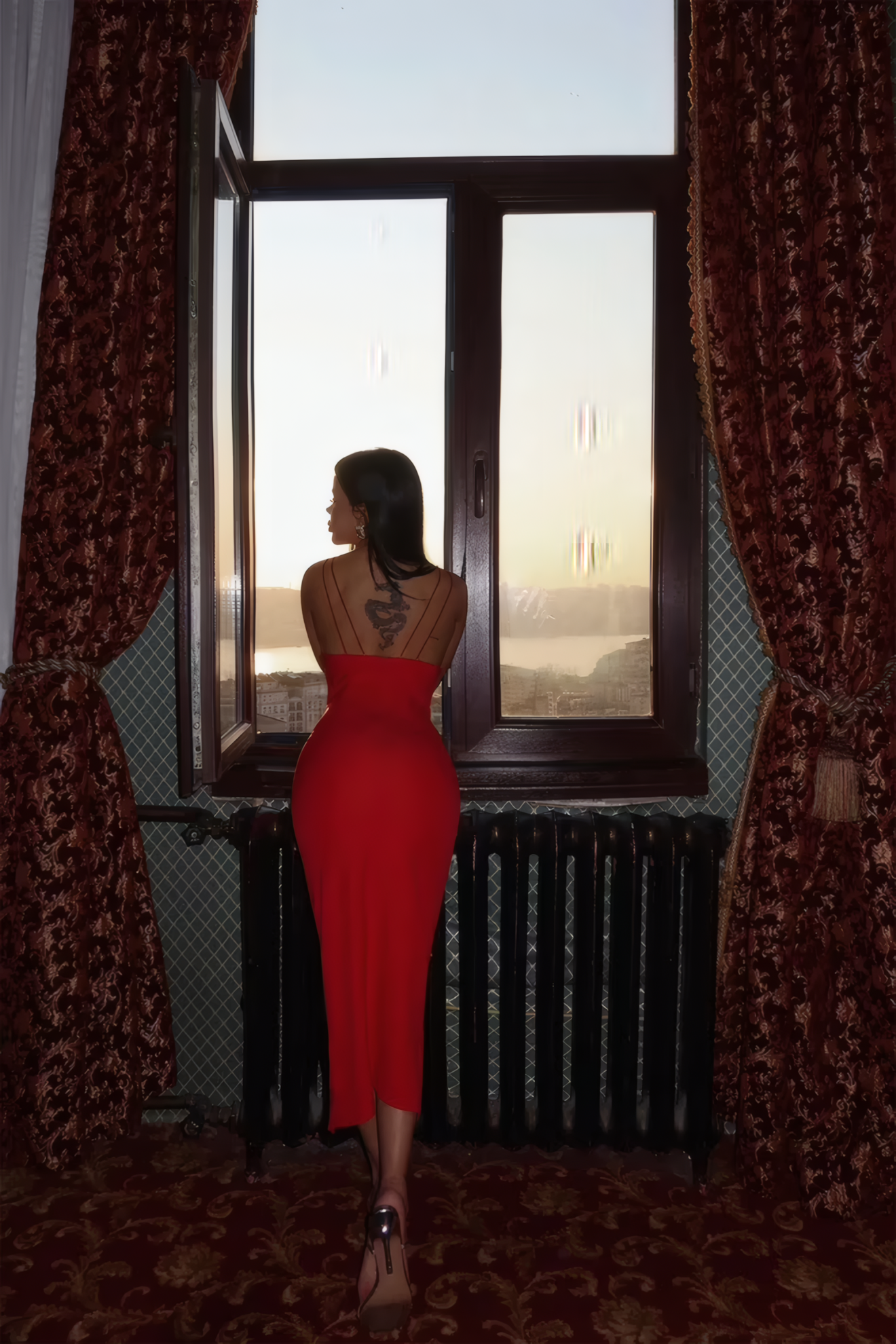 NATASHA MIDI - KLEID