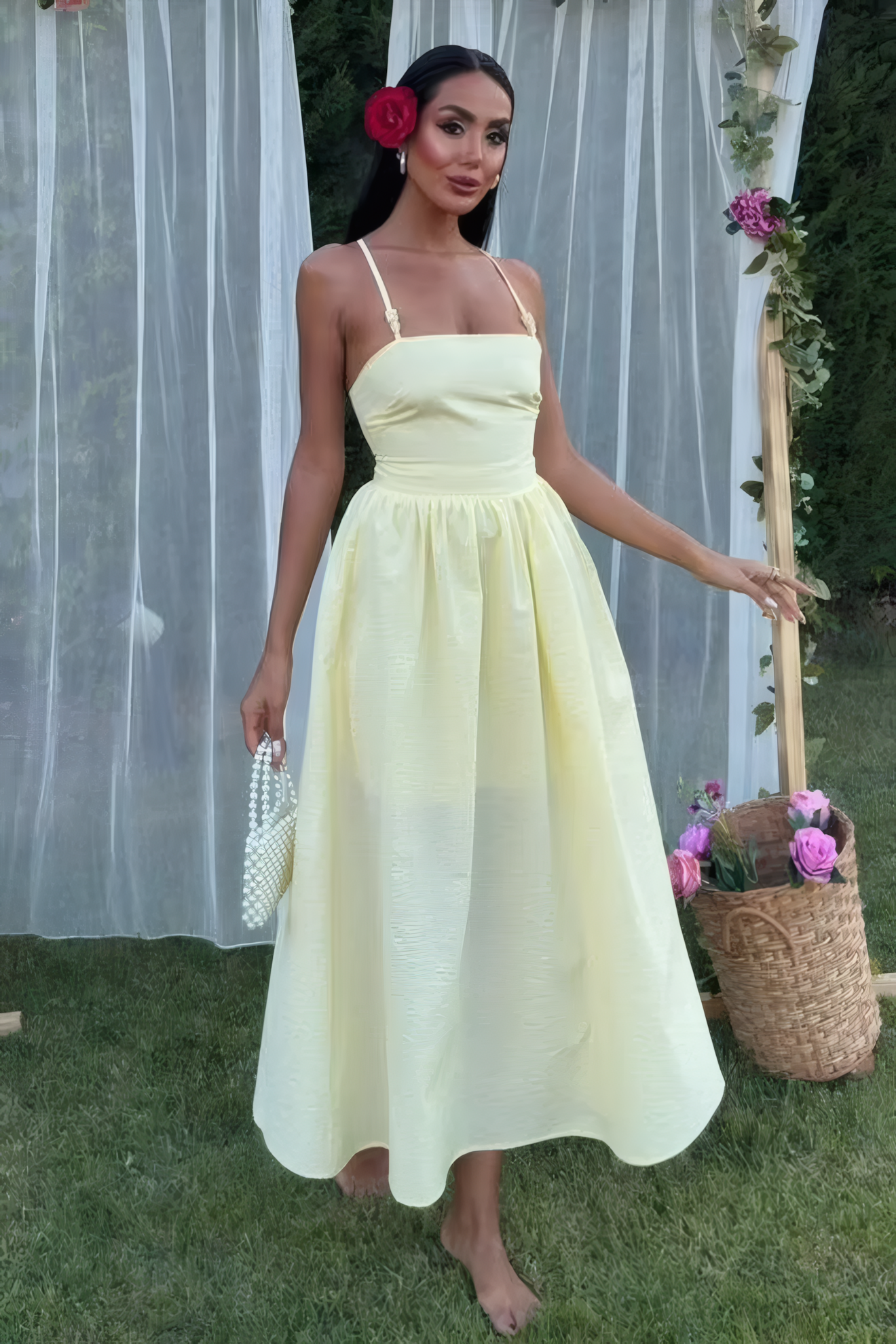 ISABELLA MIDI-KLEID