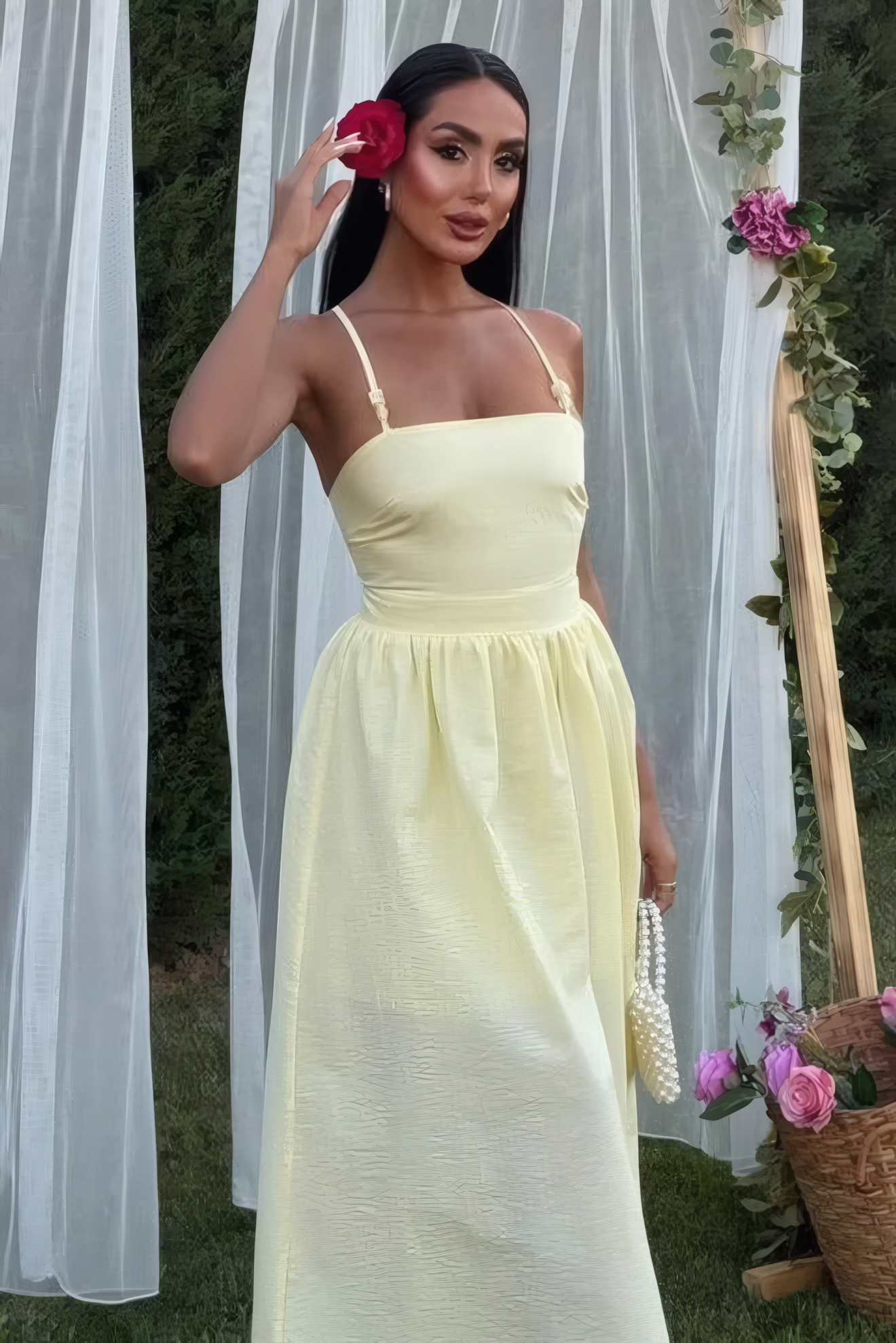 ISABELLA MIDI-KLEID