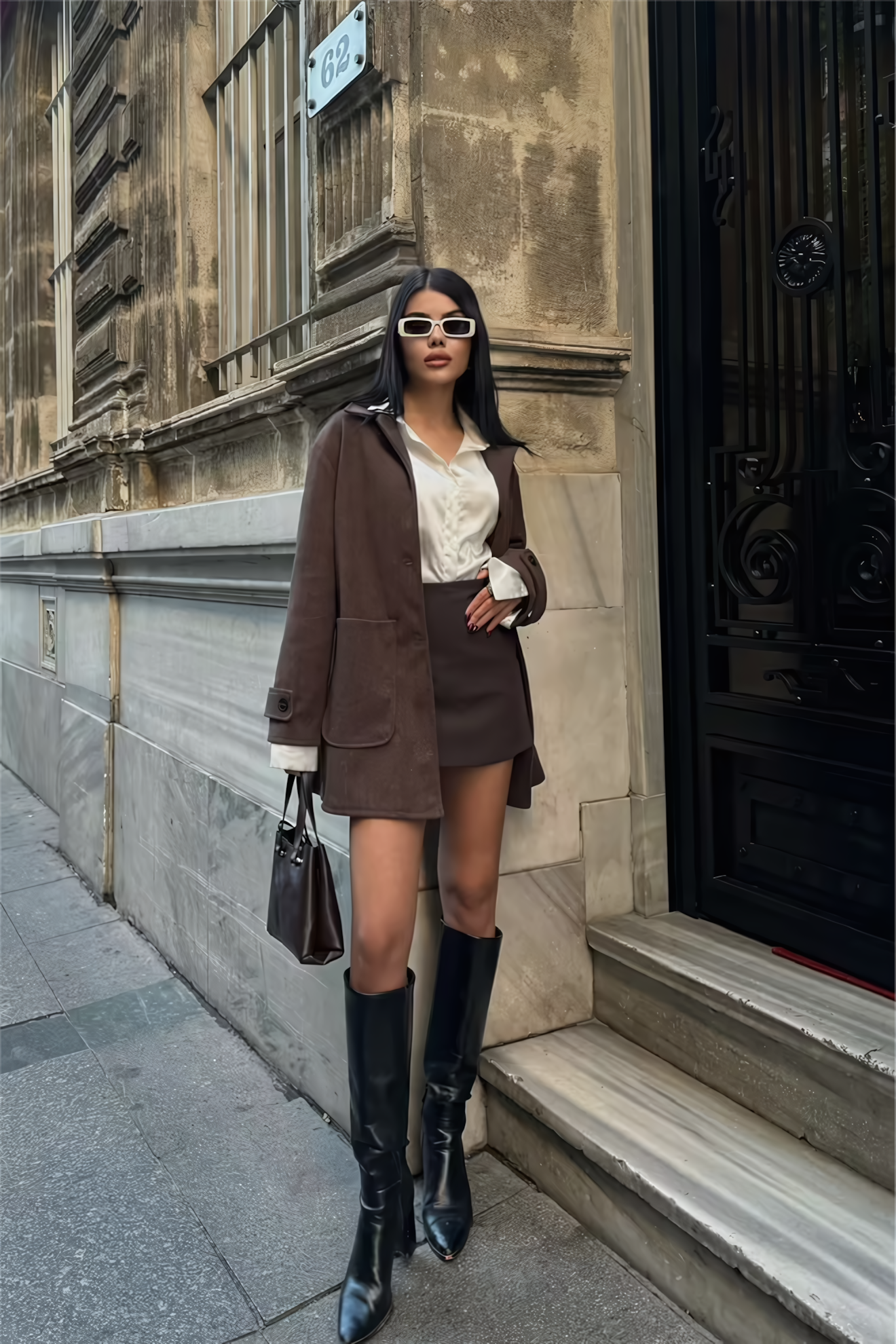 CHLOÉ BUTTONED CACHET