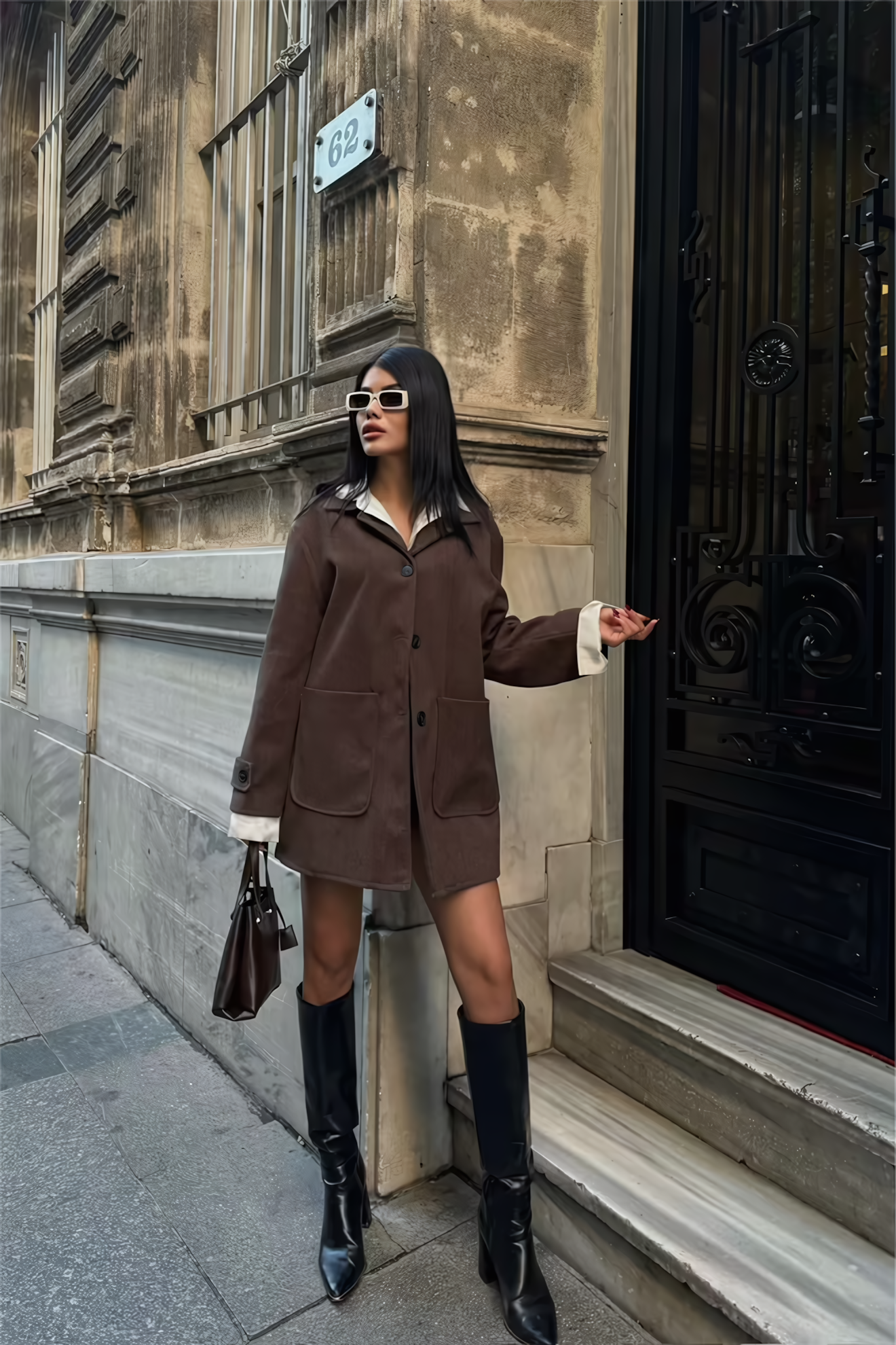 CHLOÉ BUTTONED CACHET