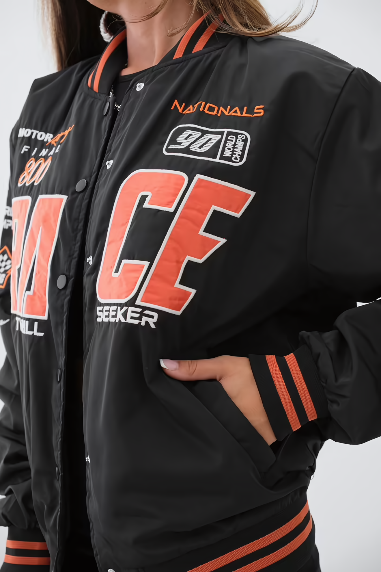 CASTBELLA OVERSIZE COLLEGEJACKE
