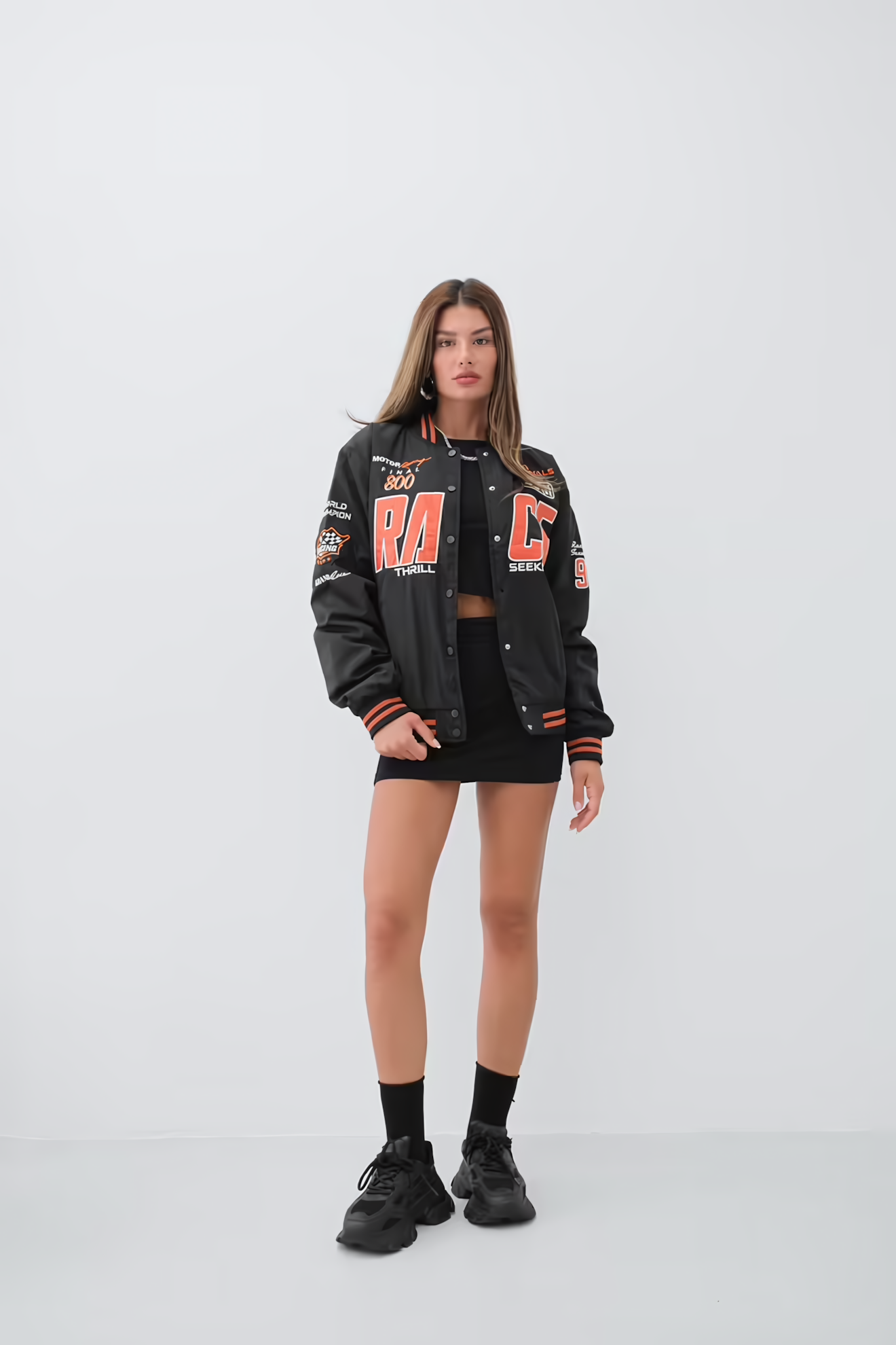 CASTBELLA OVERSIZE COLLEGEJACKE