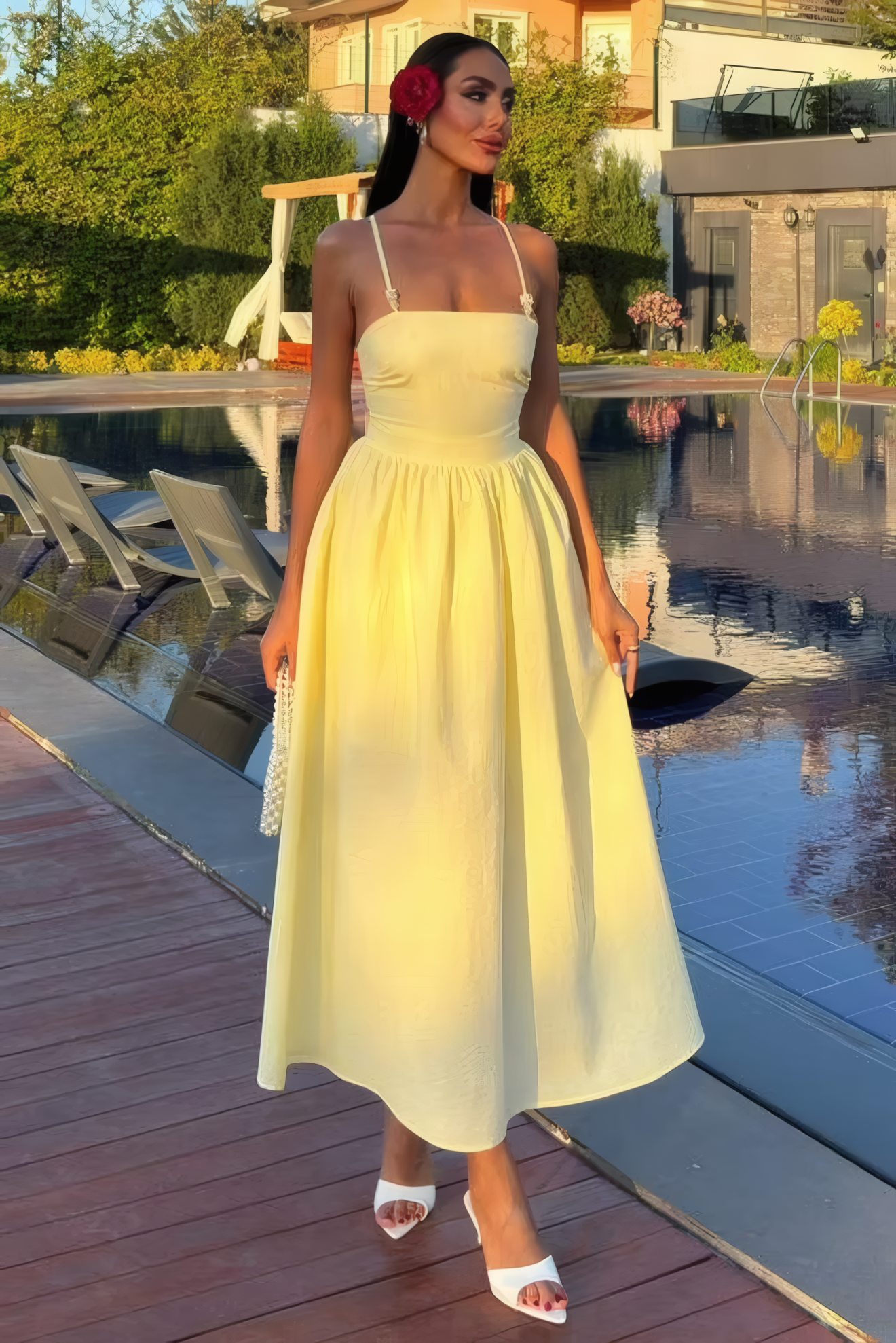 ISABELLA MIDI-KLEID