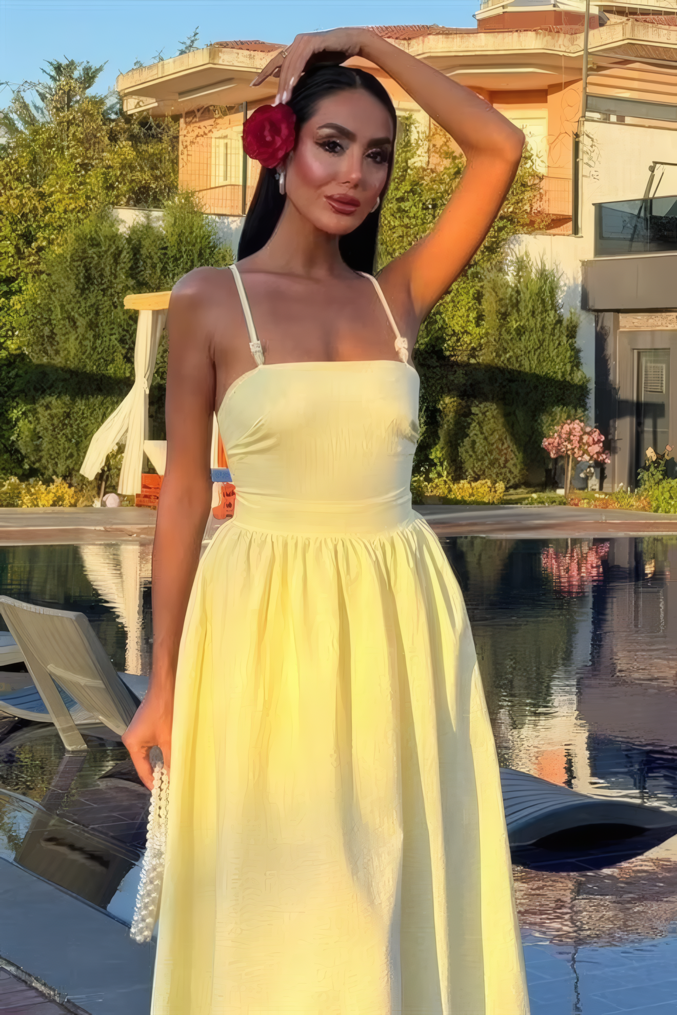 ISABELLA MIDI-KLEID