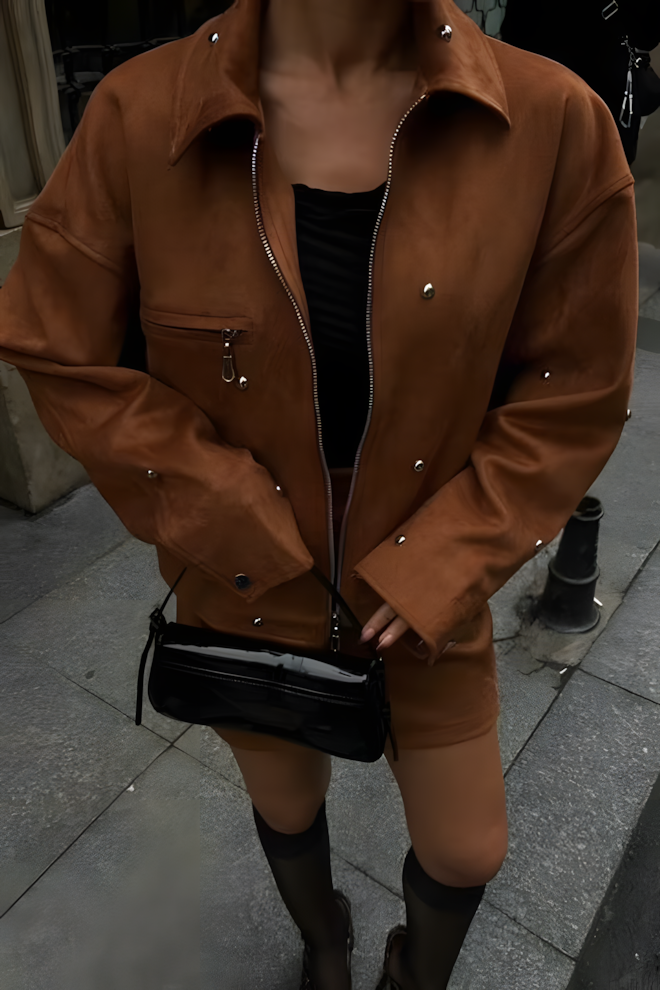 KYLIE WILDLEDER JACKE - ROCK SET