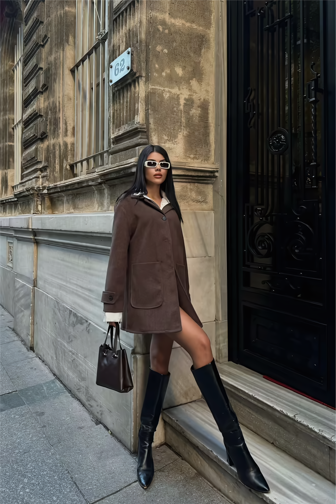 CHLOÉ BUTTONED CACHET