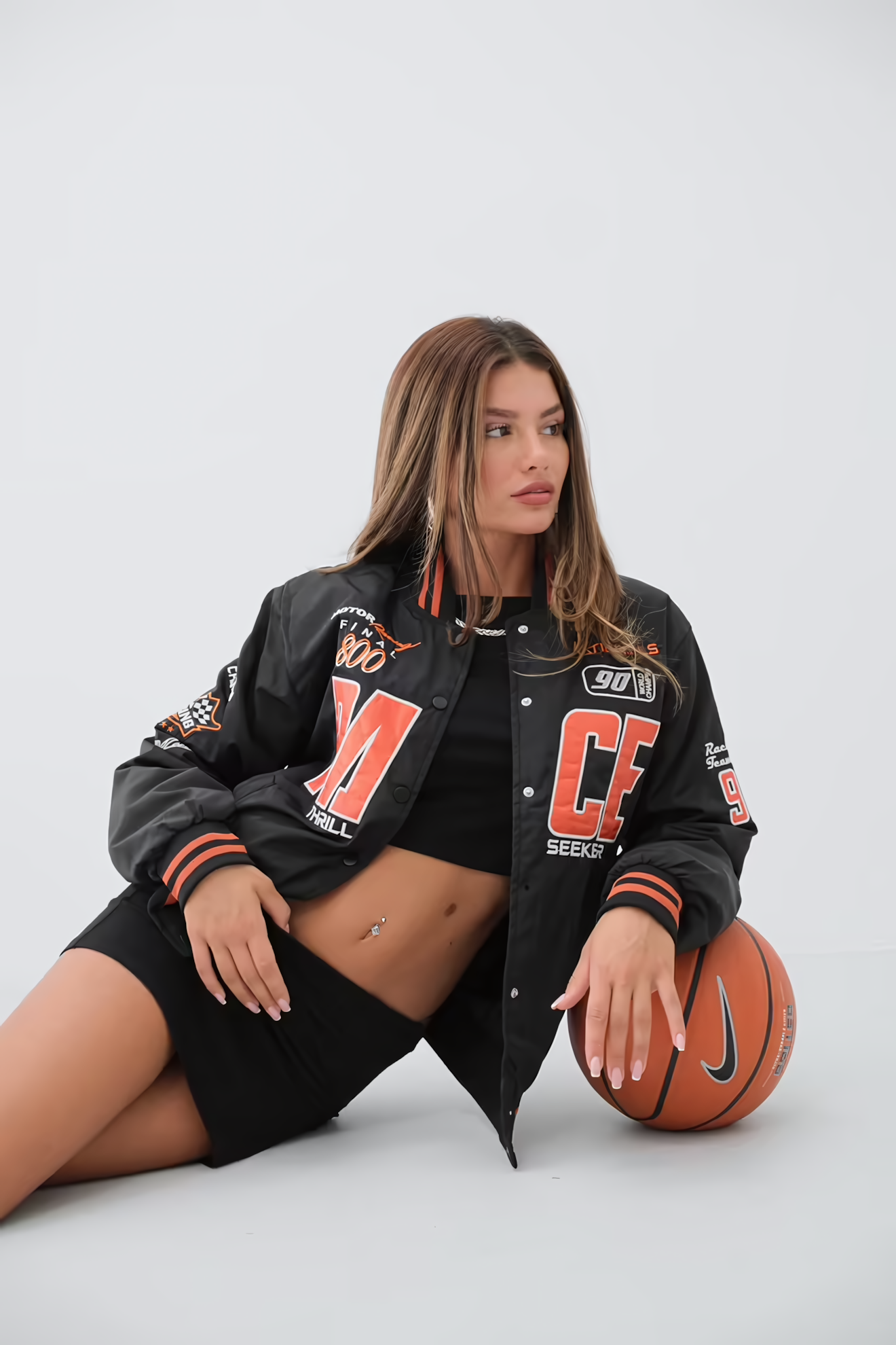 CASTBELLA OVERSIZE COLLEGEJACKE