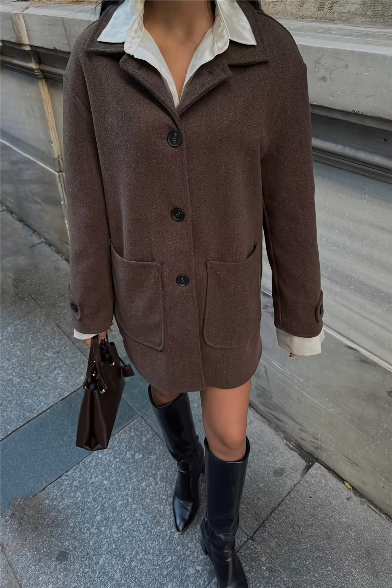 CHLOÉ BUTTONED CACHET