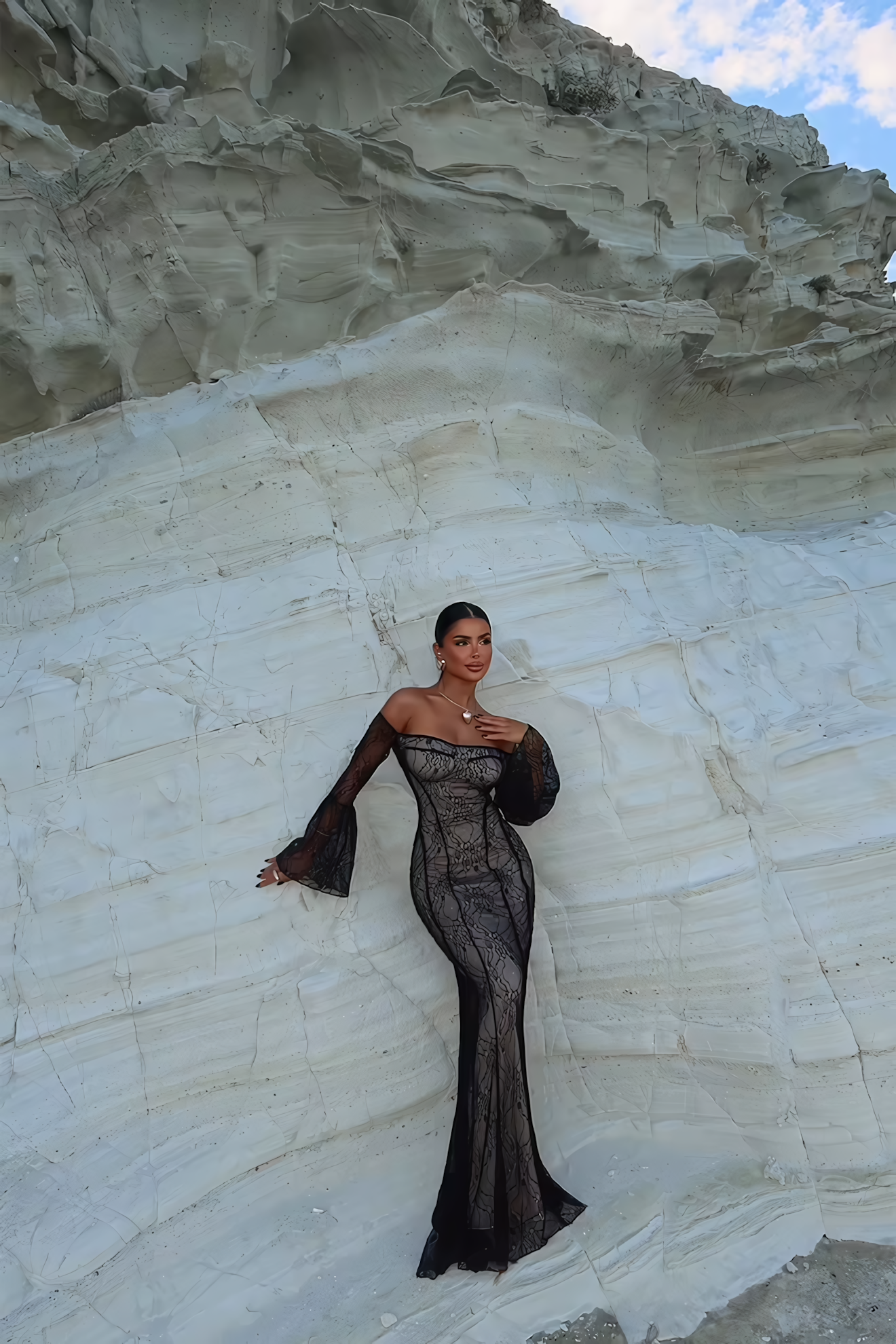 AMORE MAXI KLEID