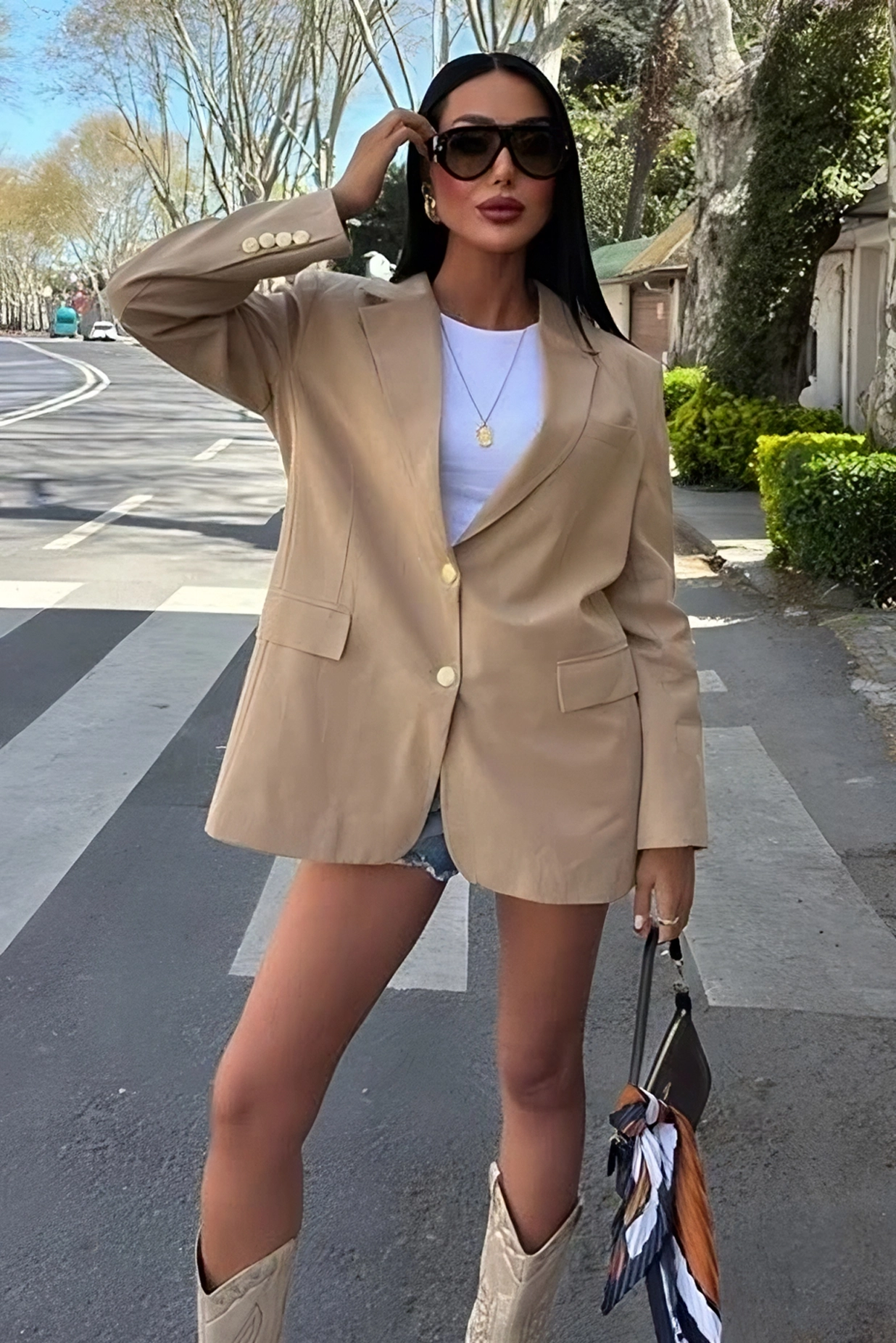 ISABELLA BLAZER LEINENJACKE