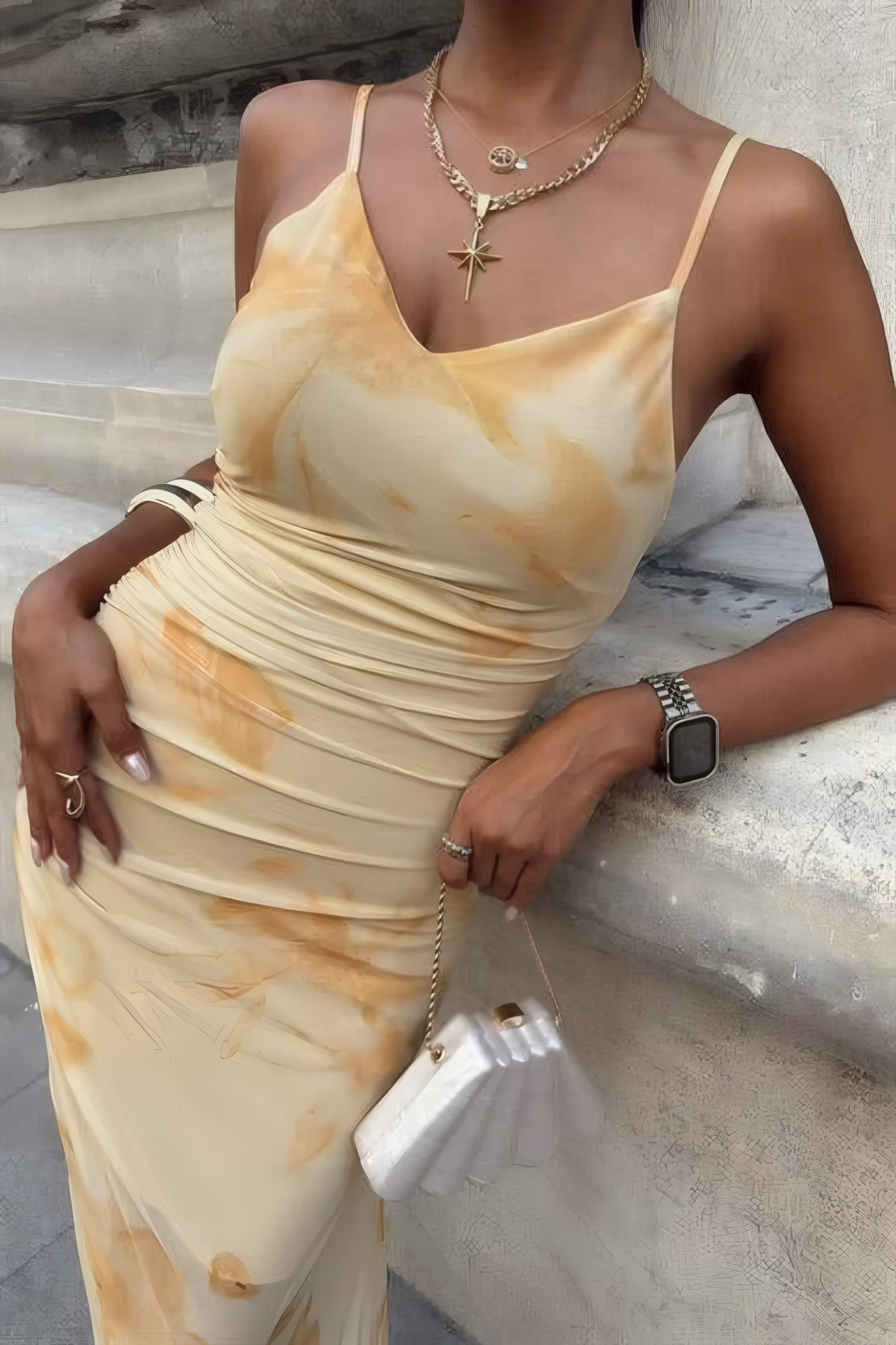 ISABELLA MAXI KLEID GELB