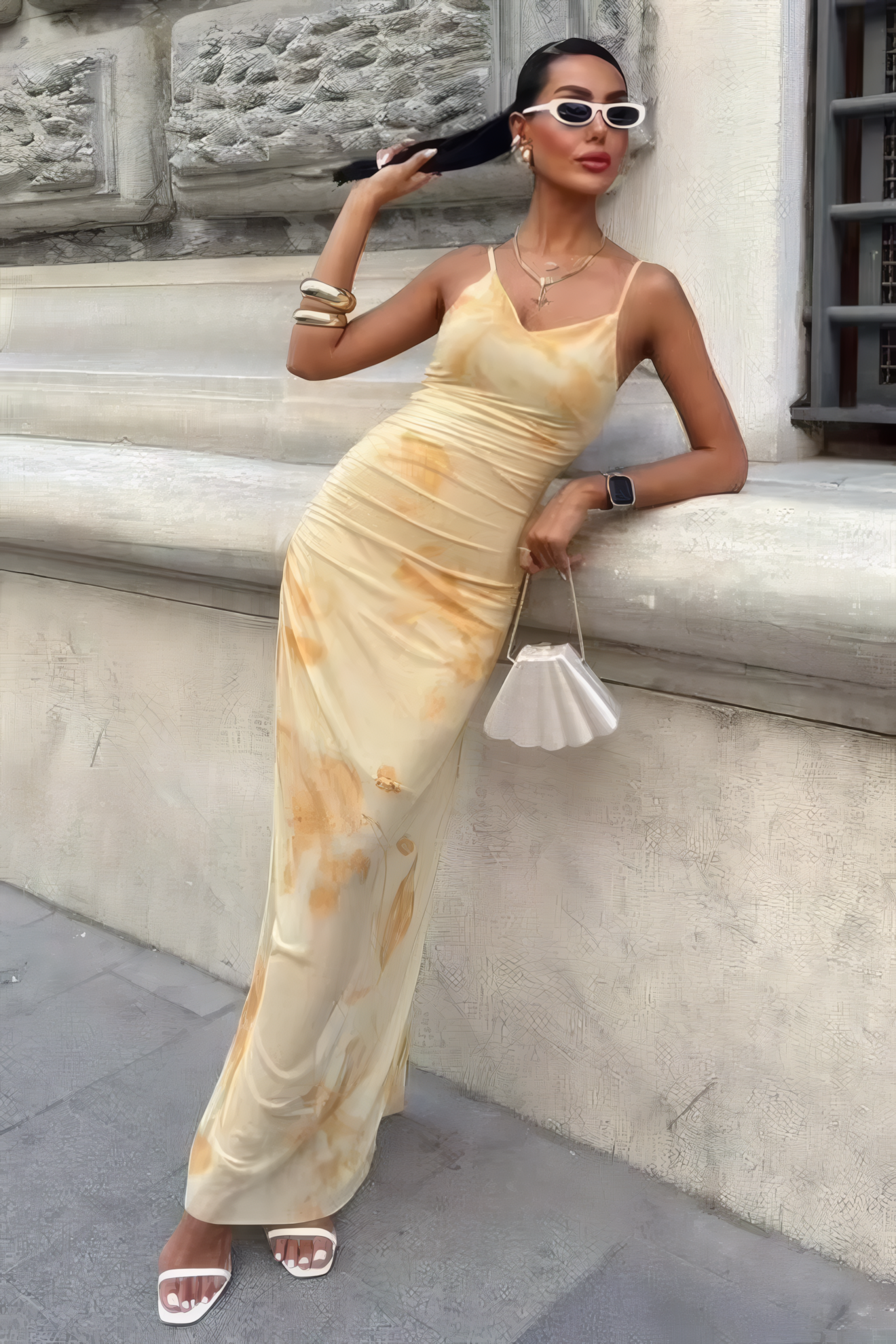 ISABELLA MAXI KLEID GELB