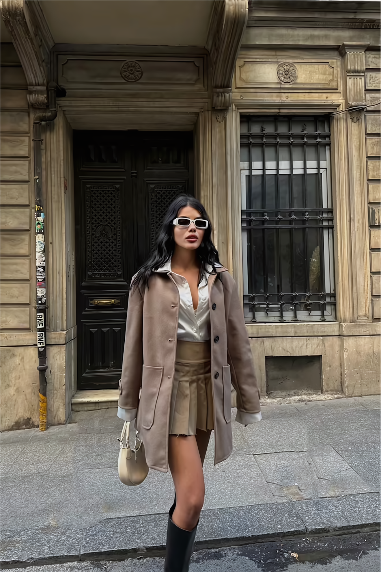 CHLOÉ BUTTONED CACHET
