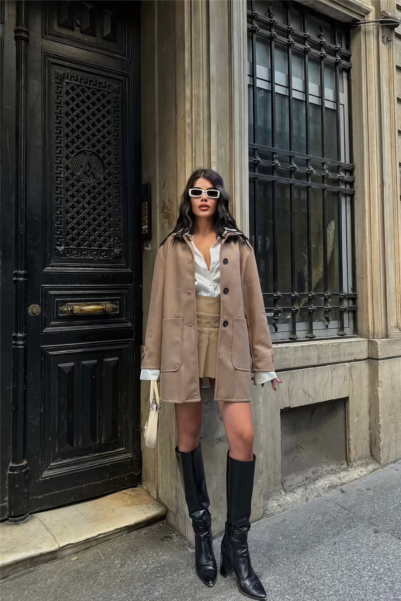CHLOÉ BUTTONED CACHET