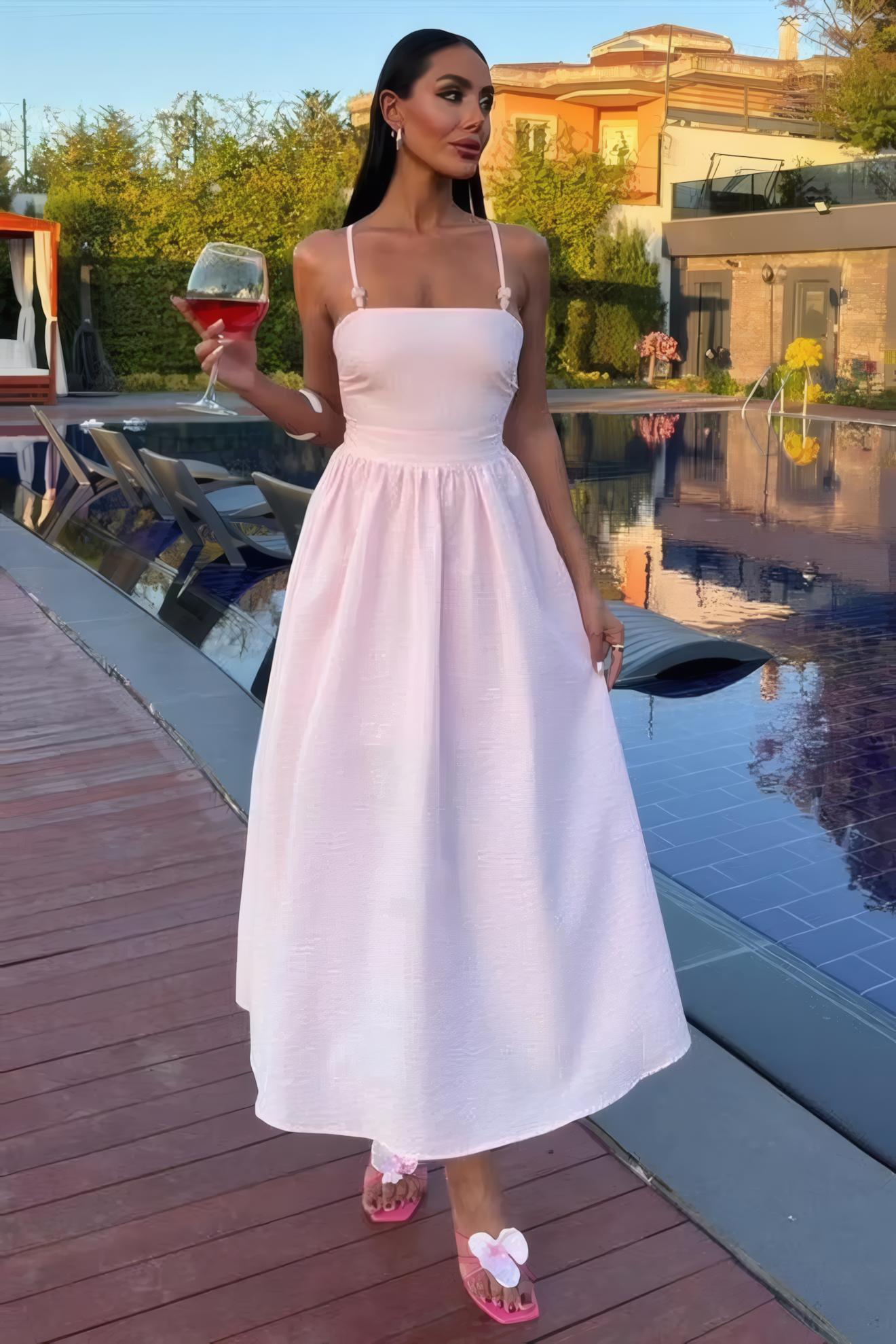 ISABELLA MIDI-KLEID