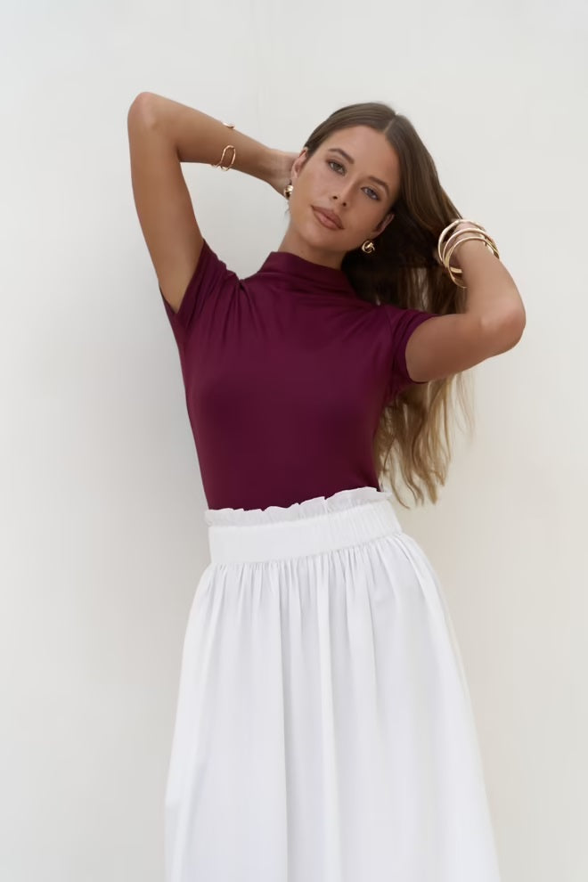 LILI Top WEINROT ELEGANT