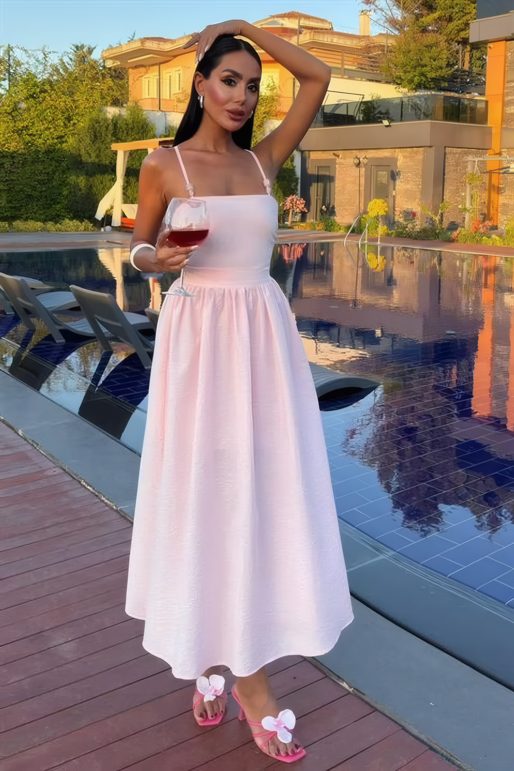 ISABELLA MIDI-KLEID