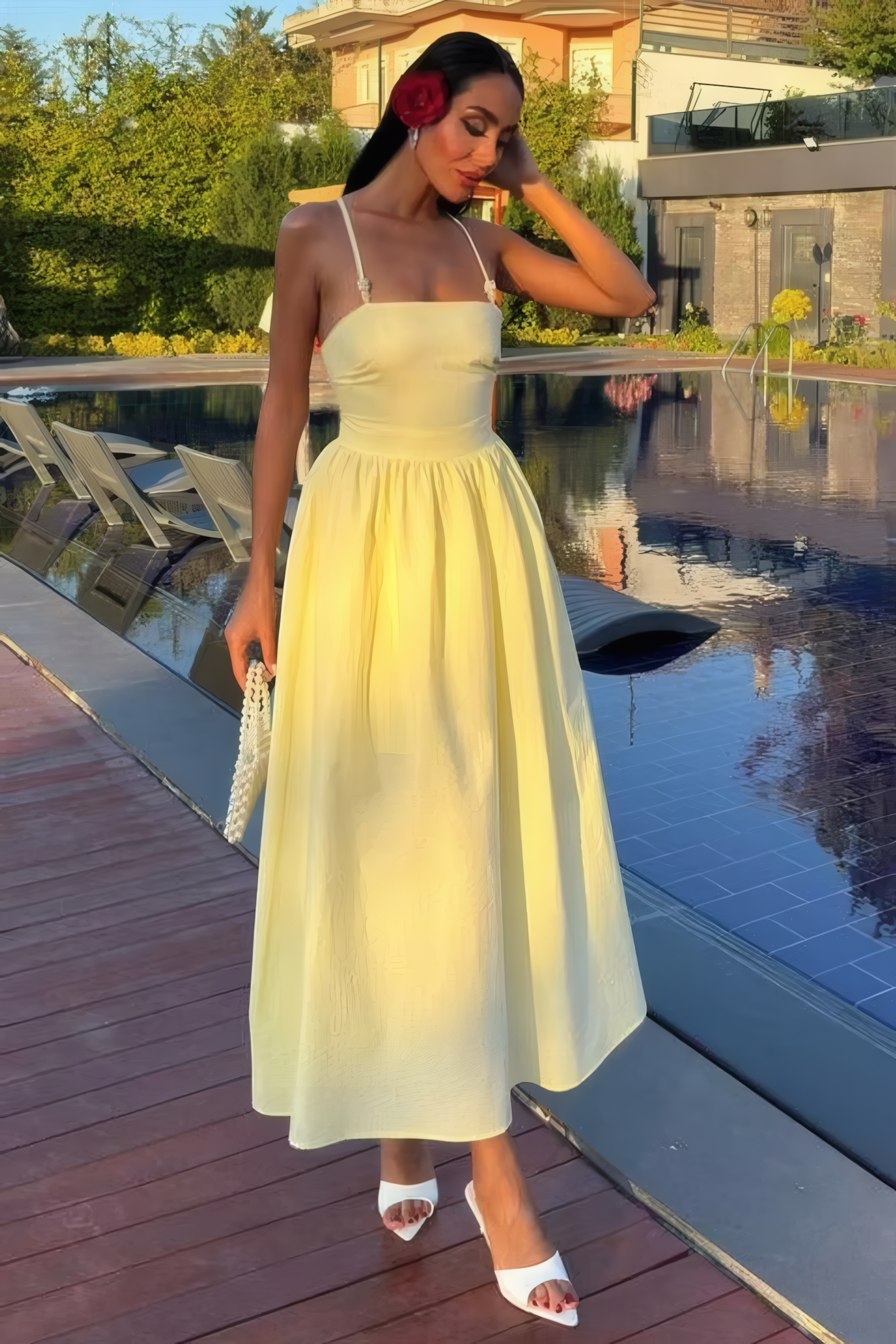 ISABELLA MIDI-KLEID