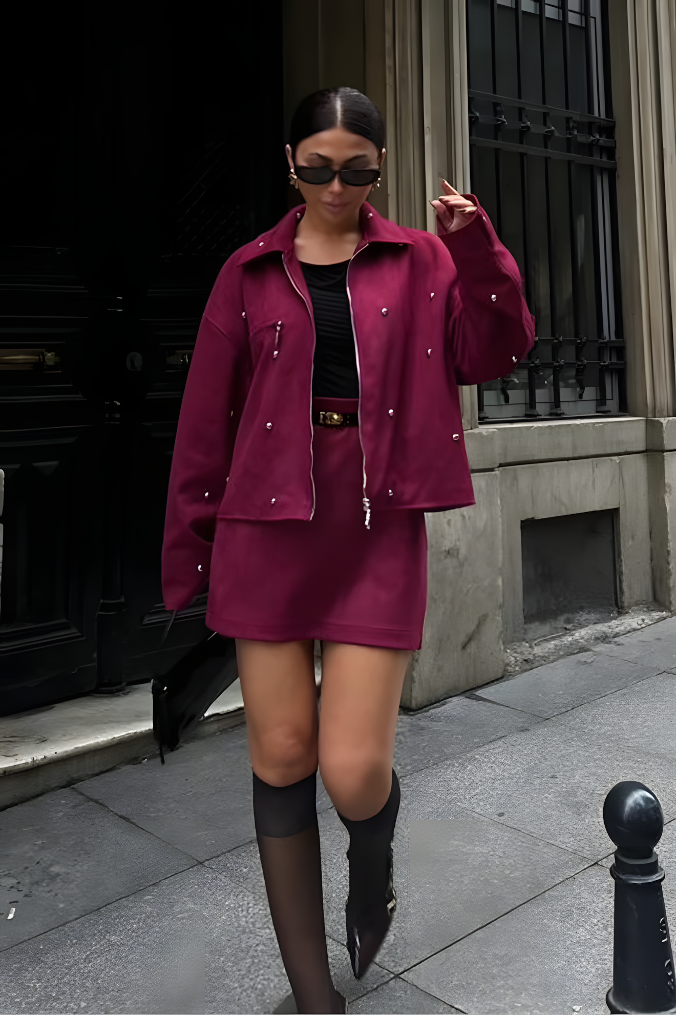 KYLIE WILDLEDER JACKE - ROCK SET