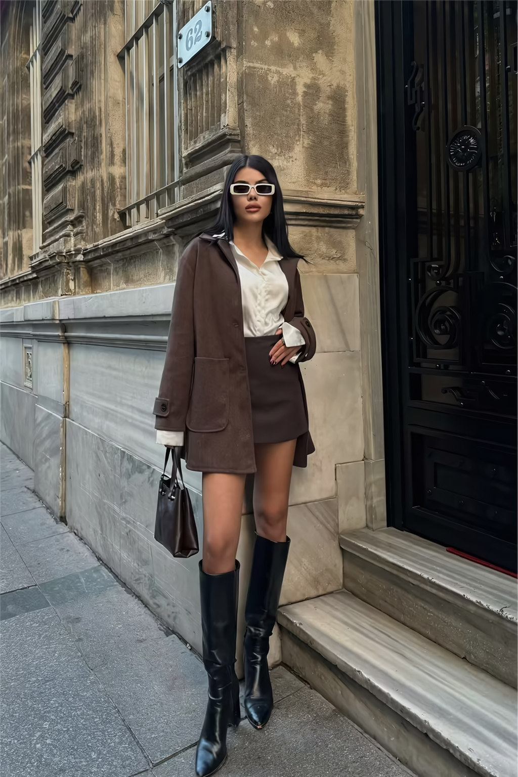 CHLOÉ BUTTONED CACHET