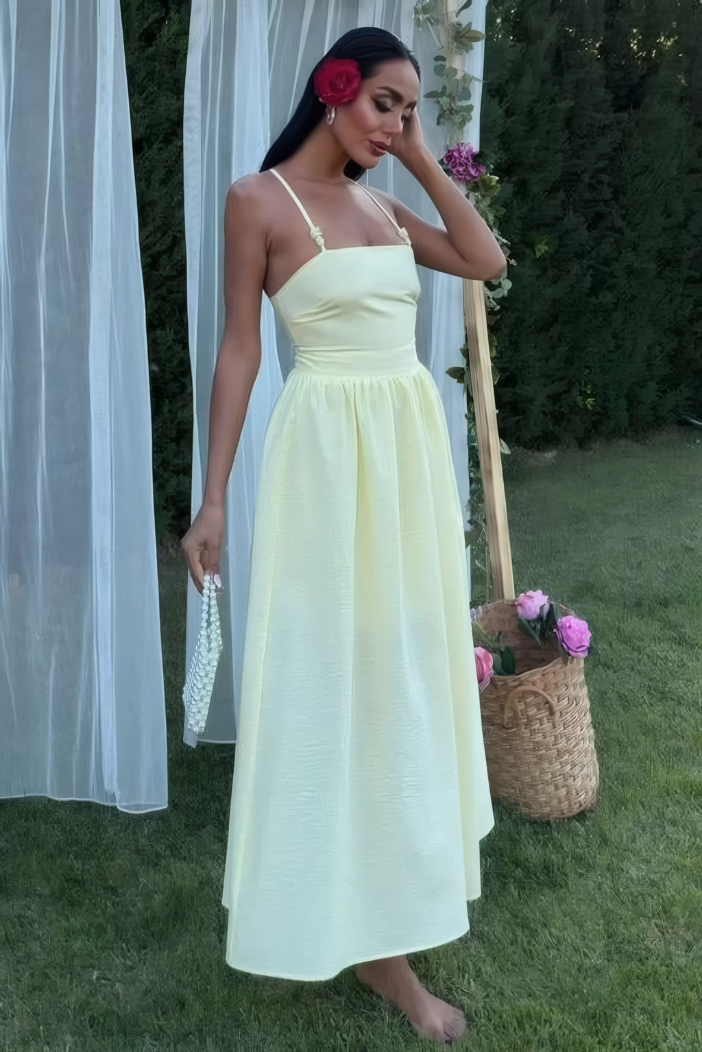 ISABELLA MIDI-KLEID