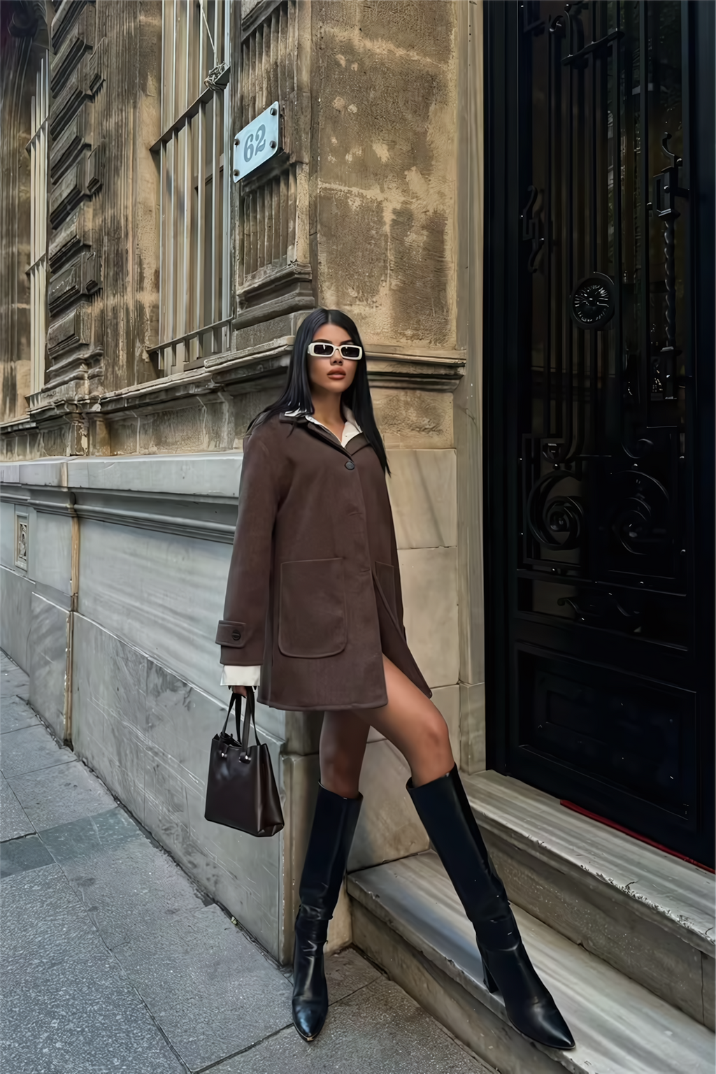 CHLOÉ BUTTONED CACHET