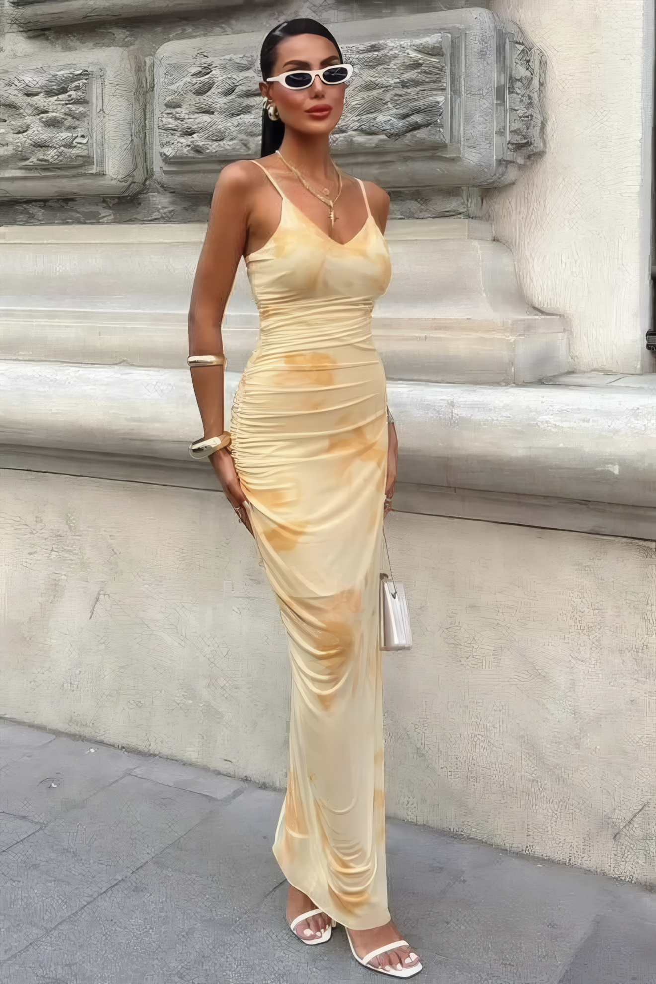ISABELLA MAXI KLEID GELB