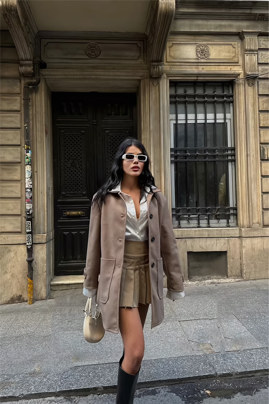 CHLOÉ BUTTONED CACHET