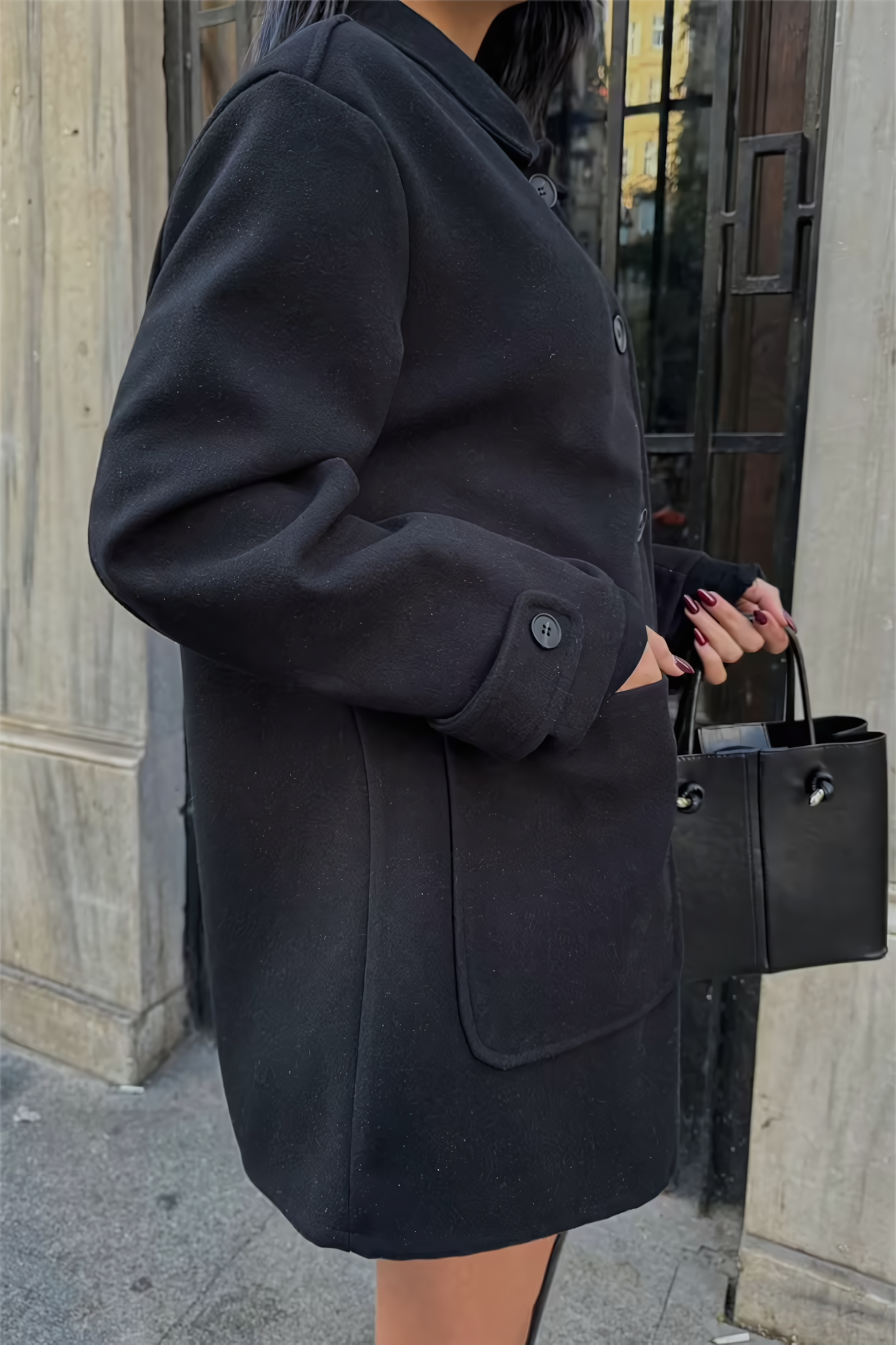 CHLOÉ BUTTONED CACHET